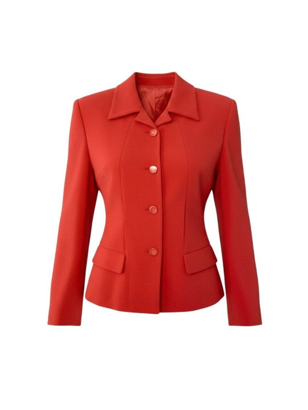 Gucci Vintage Jacket Logo Button Orange 40